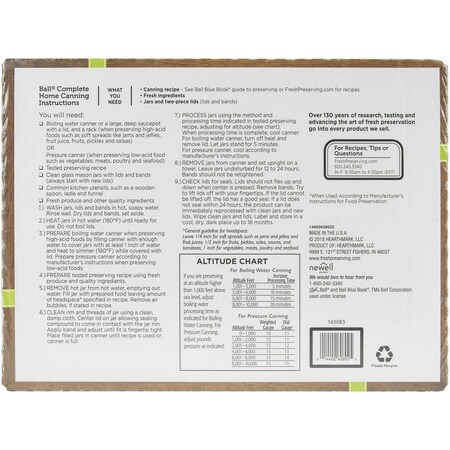 Ball Smooth Sided Canning Jars 4oz Quarter Pint, 12PK 60802